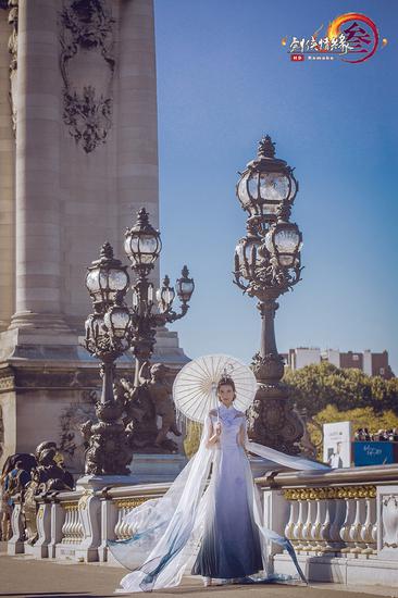 “蓬莱”主题定制礼服街拍