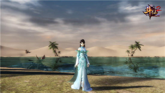 图3：《斗仙2》水袖罗绮装截图