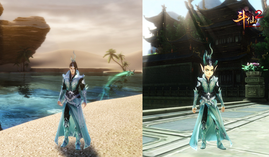 图2：《斗仙2》清泠隽秀装截图