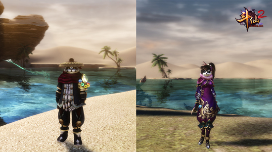 图6：《斗仙2》熊猫装截图