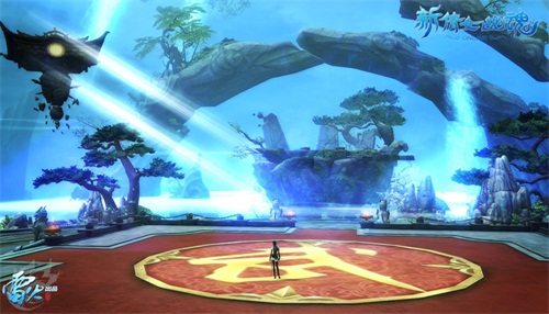 图1：超大比武擂台还原张家界悬崖峭壁