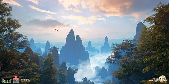 图1 《古剑奇谭网络版》高端技术打造宏伟场景