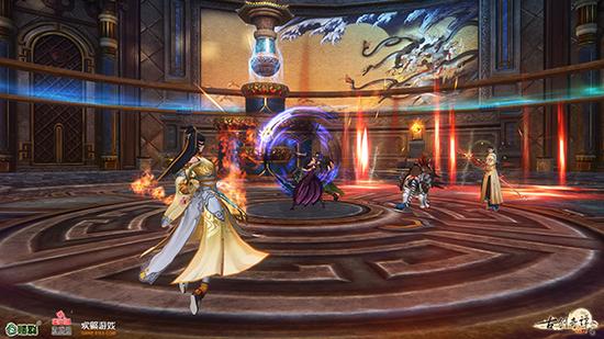 图9 《古剑奇谭网络版》PVP竞技场激烈交锋