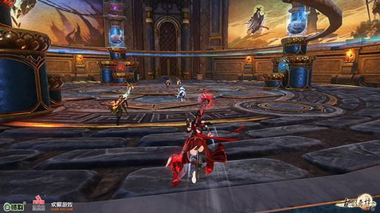 图8 《古剑奇谭网络版》PVP竞技场实景