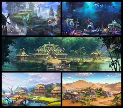 图1：五大领地格局任君选择