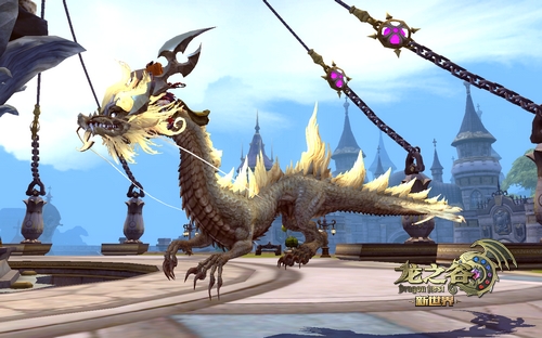 网游龙之谷全新金龙坐骑闪亮登场