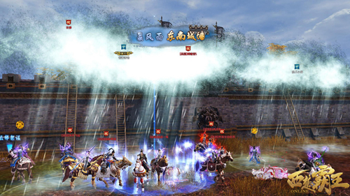 图4：攻方正欲云梯攻城，突遇暴风雨，需要临时变换策略