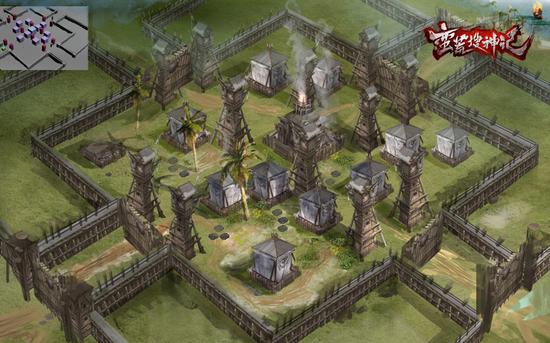 图2：建造中的帮派城市（设计稿）