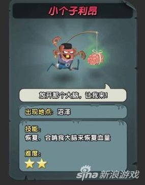 僵尸榨汁机boss图鉴大全之小个子利昂解析