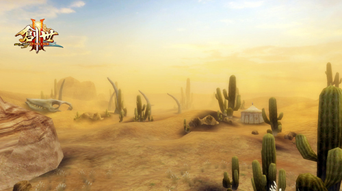 配图5：游戏精美场景原画