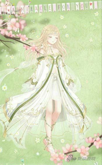 奇迹暖暖套装鉴赏 相伴四季之春·风之絮语