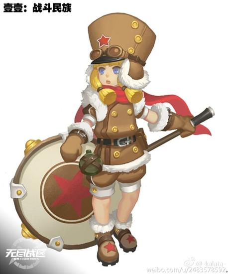 壹壹——战斗民族，来自北方的金发萌妹子，为了革命身披五角小红星战斗到底。