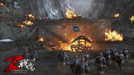 护送撞车接近城门