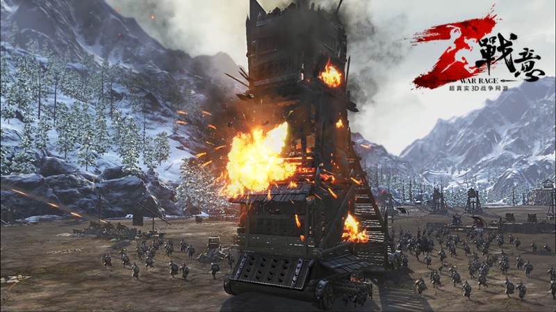 阻挡攻城塔的推进