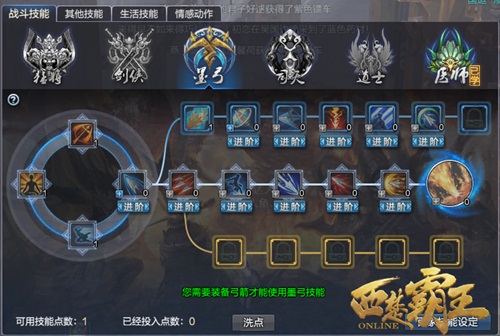 玩家在50级前都可以免费洗点换职业