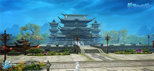 全新帮会城市建筑更加大气