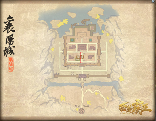 除红框区域外，襄阳城处处都是战场