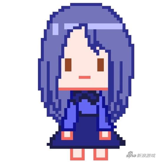 奇迹暖暖人物像素画欣赏 方方的海樱大小姐