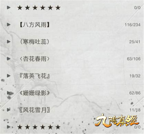 九阴真经花式分组