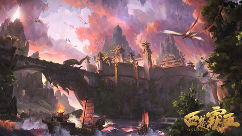 《西楚霸王》皇位争夺战唯美原画设定