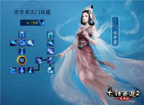 大话2免费版资料片《通玄妙境》悟法系统之仙族法门技能