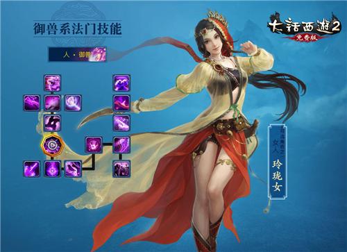 大话2免费版资料片《通玄妙境》悟法系统之人族法门技能