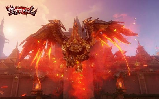 遮天蔽日的赤火凤