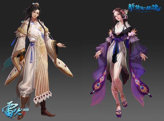 专属孔雀主题时装