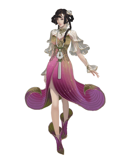 《新倩女幽魂》首款多彩变色时装“陌上花”