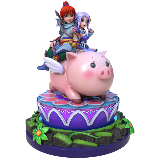 《梦幻西游》八音盒3D渲染图