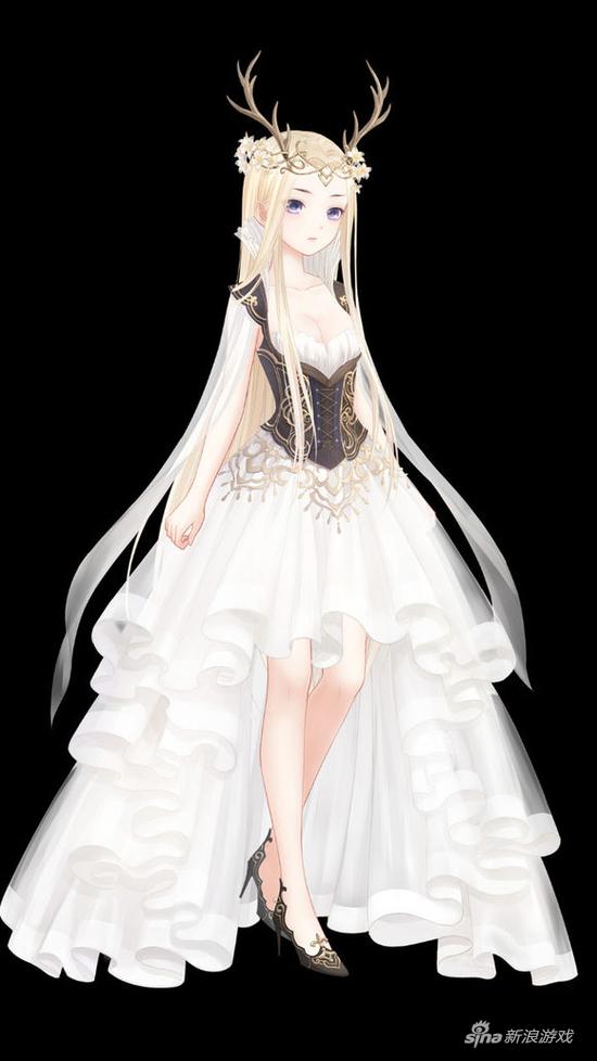 奇迹暖暖暗纹 那些压色后美美的大裙子(3)