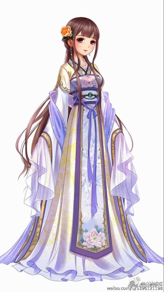 奇迹暖暖暗纹 那些压色后美美的大裙子(1)