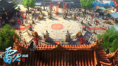 图7：坐在楼上观战的画魂