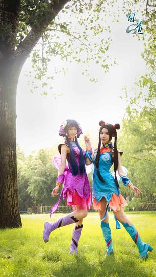 《问道》官方cos团