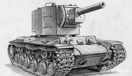 3d坦克争霸2重型古董坦克 超高知名度的kv2