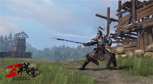 图六：单将提枪，威震八方