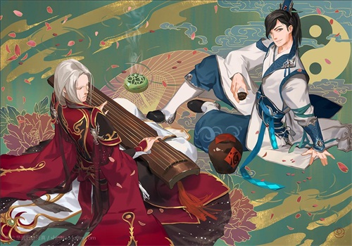 图4：三等奖@也是疏狂也任真 ，魅方把酒弄琴