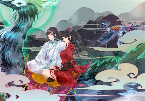 图8：有爱作品@墦索 ，比翼双飞