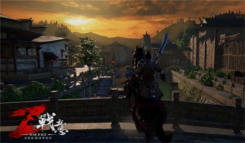 图九：夕阳西下，来日再战！