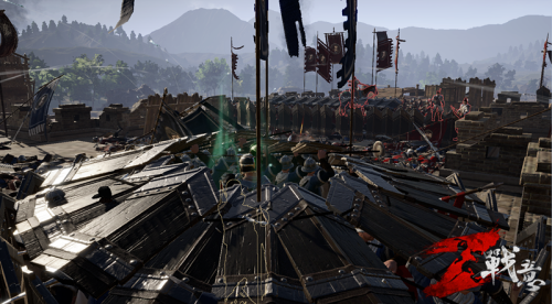 图五：城头乌龟大阵，钢铁和意志的碰撞