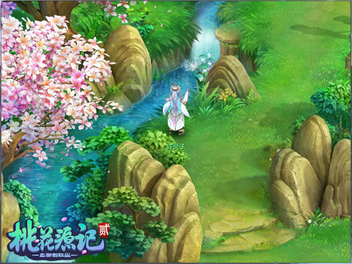 图2《桃花源记2》风景观赏