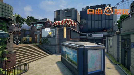 图13：使用编辑器搭建的地图实景