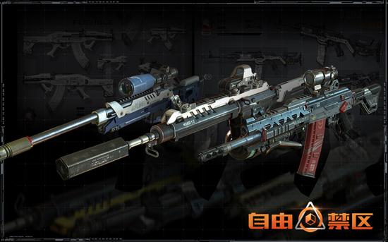 仔细观察，每把武器都有专属制造商标记！