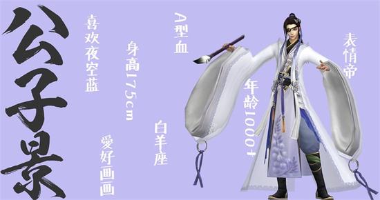 图1：俊美的公子景