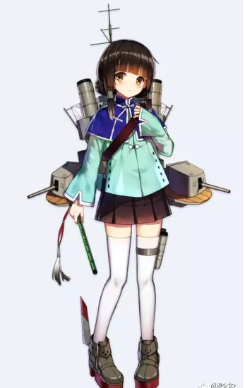 战舰少女r秋月这次萌萌哒 换装新春祈愿立绘