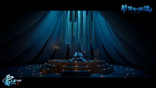 被困神探画室中的公子景