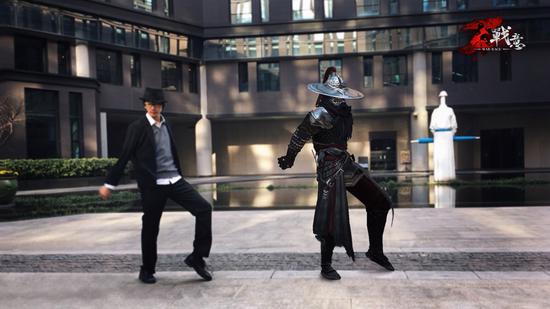 图一：《战意》AR鬼矢降临网易，劲舞《Magnet》