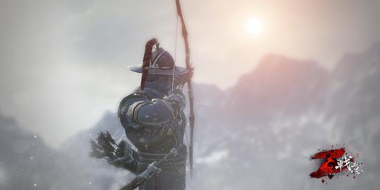 图三：鬼矢弯弓面向世界，混沌初开、山河将醒