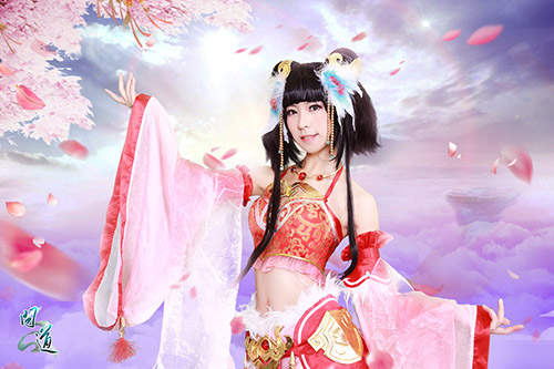 配图4：《问道》coser“舞动天墉城”