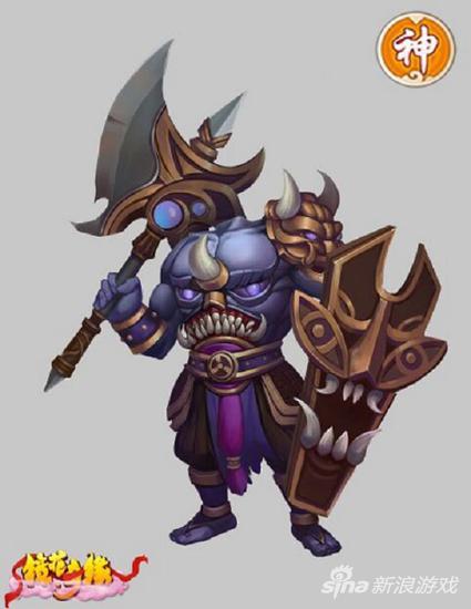 游戏人物介绍镜花奇缘手游人物图鉴之刑天